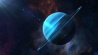 Planet Uranus in the galaxy