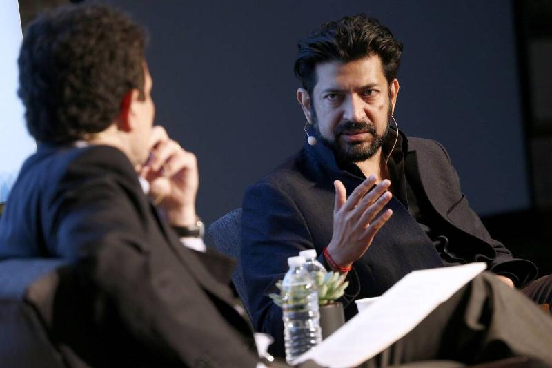 Oncologist and assistant professor of medicine at Columbia University  Siddhartha Mukherjee speaks onstage during the 2017 New Yorker TechFest 
at Cedar Lake on October 6, 2017 in New York City.