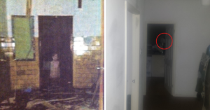 split image of ghost sightings