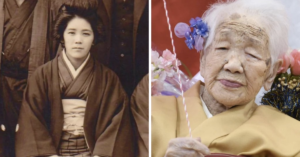 The world's oldest person Kane Tanaka,